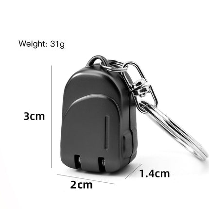 So he carried folding nail clippers-Champagne Gold Small Backpack.