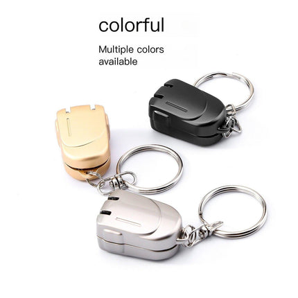 So he carried folding nail clippers-Silver Mini cat.