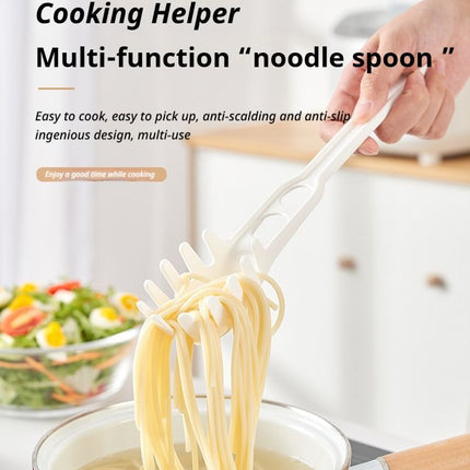 Noodle ladle white.