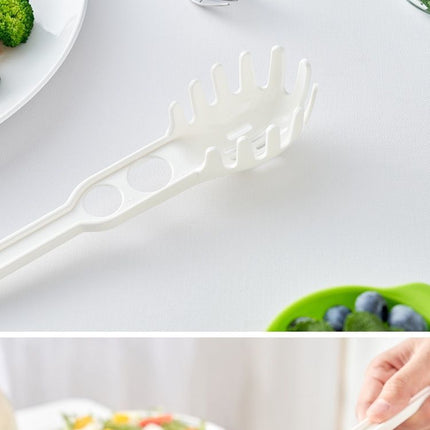 Noodle ladle white.