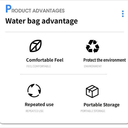Portable Water Bottle - Black.