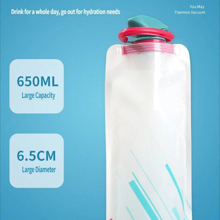 Portable Water Bottle - White.