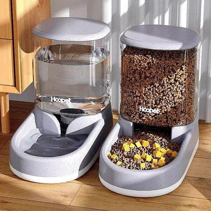 Pet automatic feeder-Pink Water Dispenser.