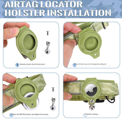 Pet positioning collar-Camo Green 1Pair2-M-without locator.