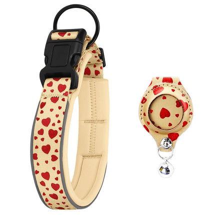 Pet positioning collar-Heart Green 1Pair2-S-without locator.
