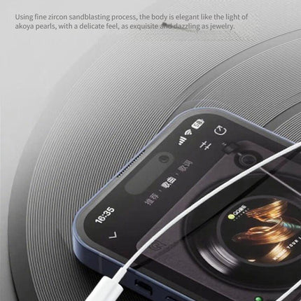 QK01 Wired karaoke headphones-White.