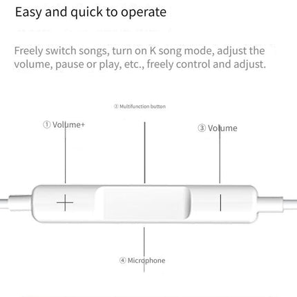 QK01 Wired karaoke headphones-White.