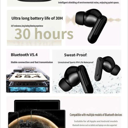 QL-60max Bluetooth headset-Black.