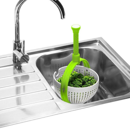 Rotating draining basket-Green.