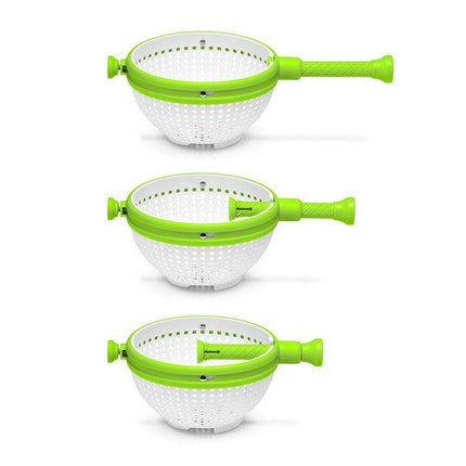 Rotating draining basket-Green.