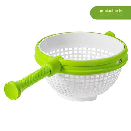 Rotating draining basket-Green.