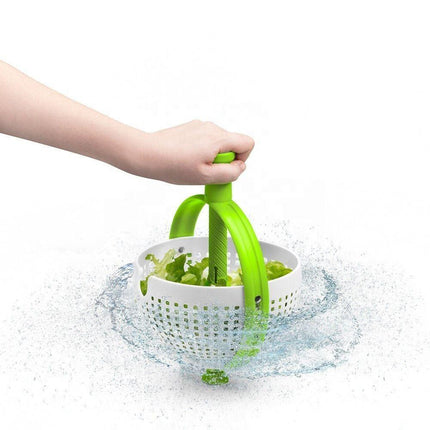 Rotating draining basket-Green.