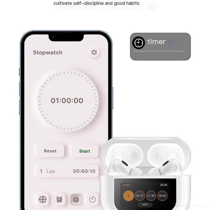 S10-Pro-Max Bluetooth headset-White.