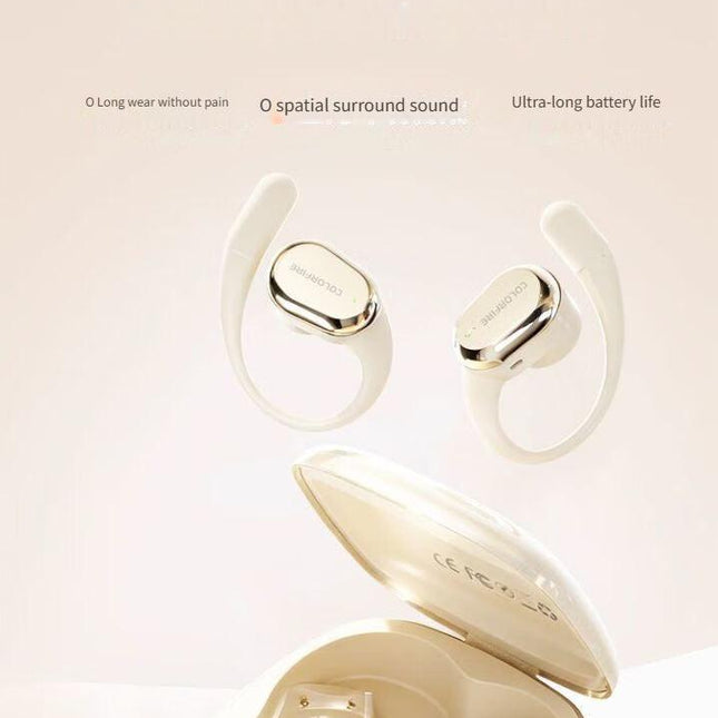 S16 Bluetooth headset-Beige.