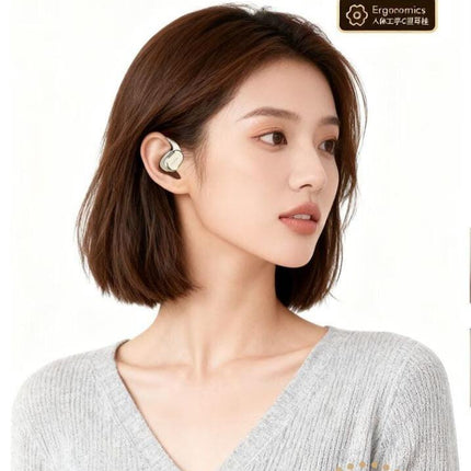 S16 Bluetooth headset-Beige.