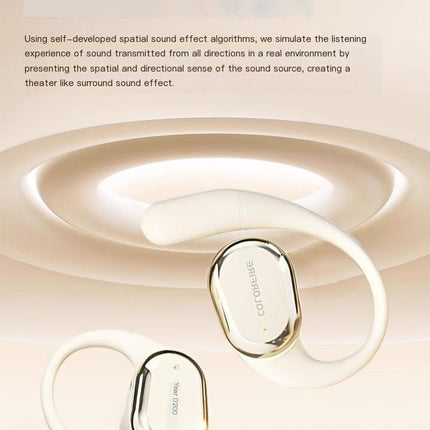 S16 Bluetooth headset-Beige.