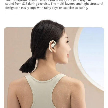 S16 Bluetooth headset-Black.
