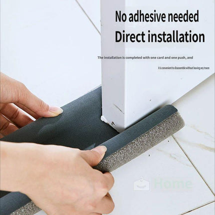 Door gap and bottom sealing strip-Black.