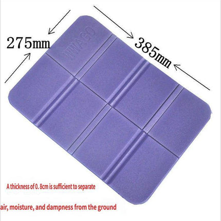 Folding picnic mat-Blue.