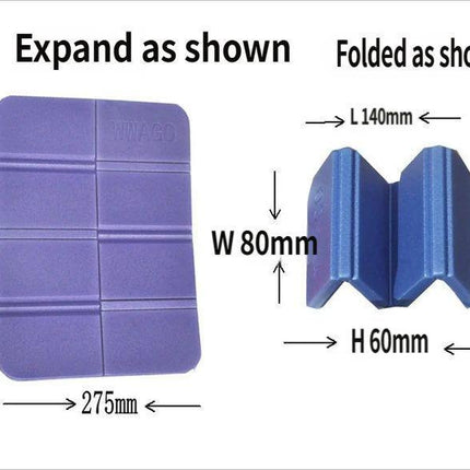Folding picnic mat-Blue.