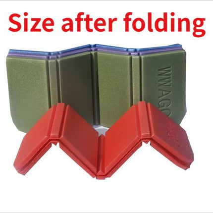 Folding picnic mat-Orange.