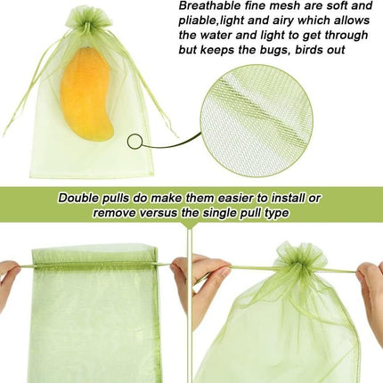 Insect-proofmeshbags,skyblue,20-pack.