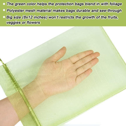 Insect-proofmeshbags,skyblue,20-pack.