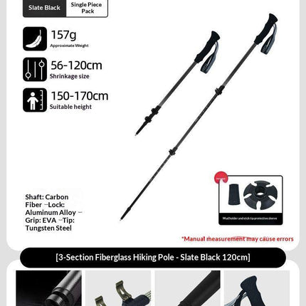 CarbonFiberTelescopicPole-ForHeightsUnder190cm.