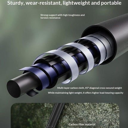 CarbonFiberTelescopicPole-ForHeightsUnder190cm.