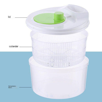 Vegetable washing basket-Green Basic Model.