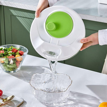 Vegetable washing basket-Green 2in1 with Julienne and Slicing Function.