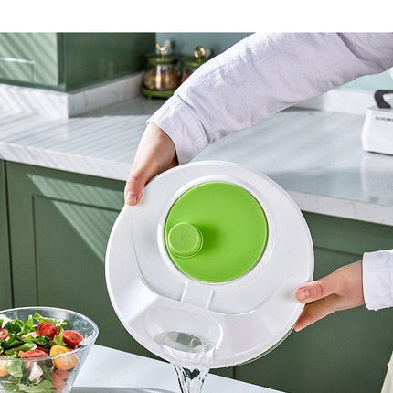Vegetable washing basket-Green 2in1 with Julienne and Slicing Function.