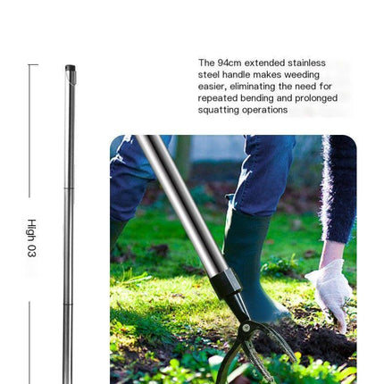 Manual weeding device-Weeding tool.