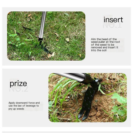 Manual weeding device-Weeding tool.