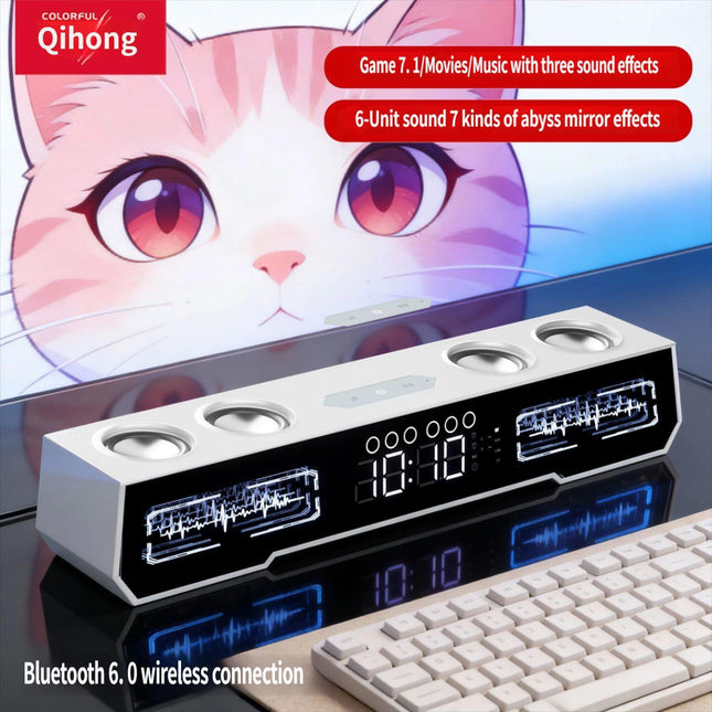 X9-Pro Bluetooth wired speaker-White.