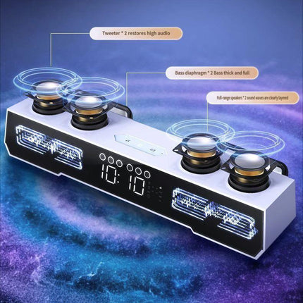 X9-Pro Bluetooth wired speaker-White.