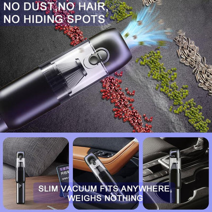 3-in-1 Portable Handheld Cordless Vacuum with 200000pa Suction Power for Small Jobs, Car, Office Desk, Keyboards.
