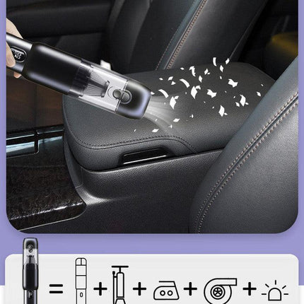 3-in-1 Portable Handheld Cordless Vacuum with 200000pa Suction Power for Small Jobs, Car, Office Desk, Keyboards.