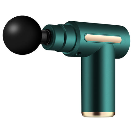**Portable Deep Tissue Massager | 6-Speed & 4 Heads & 15-Min Timer｜Professional Muscle Recovery, Anytime Anywhere**GREEN.