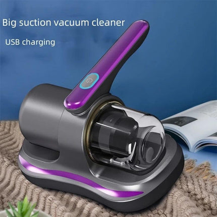Blue Wireless Mite Removal Vacuum: Blue Light Sterilization, Deep Cleaning for Beds & Cars, Long Battery Life, One-Touch Purity.