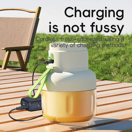 Portable multifunctional large-capacity tumbler, featuring powerful performance for juicing, baby food, and ice crushing. Perfect for home, outdoor, and fitness use, offering fresh and healthy beverages anytime, anywhere.green.