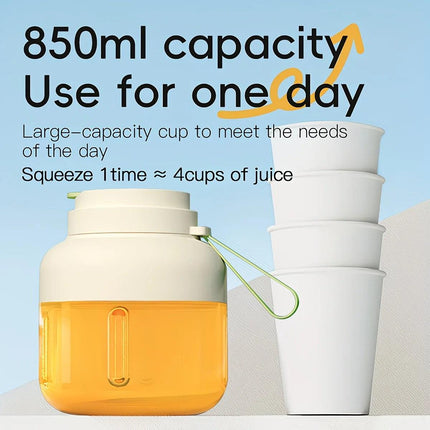 Portable multifunctional large-capacity tumbler, featuring powerful performance for juicing, baby food, and ice crushing. Perfect for home, outdoor, and fitness use, offering fresh and healthy beverages anytime, anywhere.BLUE.
