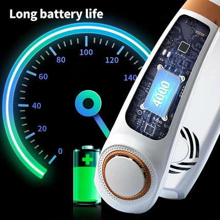 New Neck Hanging Fan Portable Mini USB Fan Personal Cooling Turbine Small Charging Quiet Lazy-Friendly.Black.