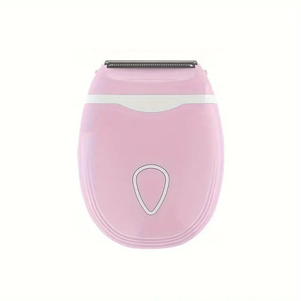 pink Women's Electric Hair Remover, Portable Shaver, suitable for bikini line, legs, and underarms, with detachable blade head..
