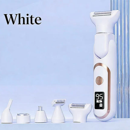 WHITE Women's Whole Body Electric Hair Removal Device, Painless Hair Removal, Type-C Fast Charging.