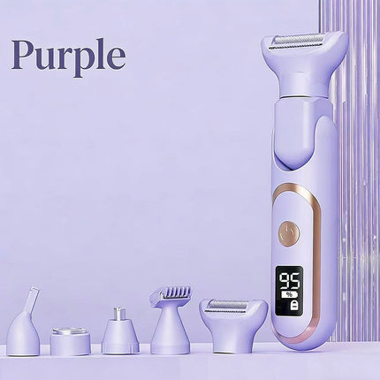 purple Women's Whole Body Electric Hair Removal Device, Painless Hair Removal, Type-C Fast Charging.