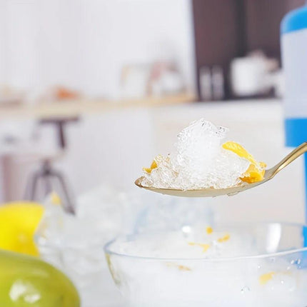 1 Multi-Function Shaved Ice Machine and Snow Ice Maker – Compact Manual Ice Shaver with Smoothie and Milkshake Making Functions. blue.