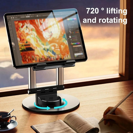 All-round Rotation, Rock-solid on Desktop —— Free Height Adjustment, One Stand for All Scenarios.