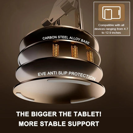 All-round Rotation, Rock-solid on Desktop —— Free Height Adjustment, One Stand for All Scenarios.