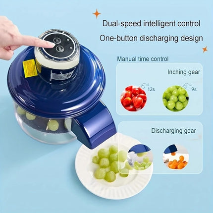 Electric Fruit Peeler  Automatic Peeling Machine for Grapes, Cherry Tomatoes, and Garlic  Multifunctional Kitchen Tool.
